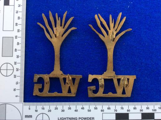 Welsh Guards Brass Shoulder Titles
