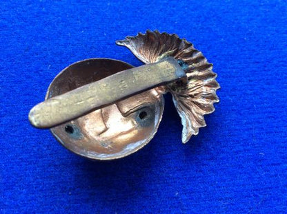 Royal Munster Fusiliers ORs bi-metal Cap Badge
