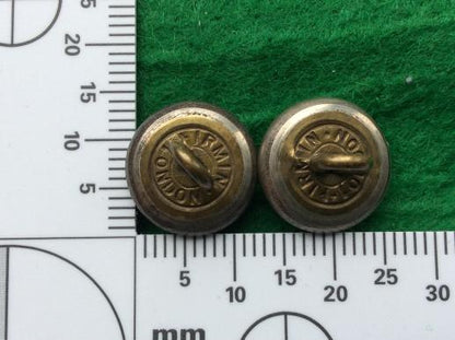 Bedfordshire and Hertfordshire Regiment Militia Hat Buttons
