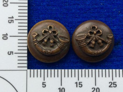 Gradia Militaria -  Light Infantry OSD 2 part Hat Buttons