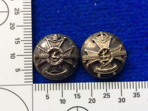 Gradia Militaria -  The Sherwood Foresters ( Notts & Derby) Silver Buttons