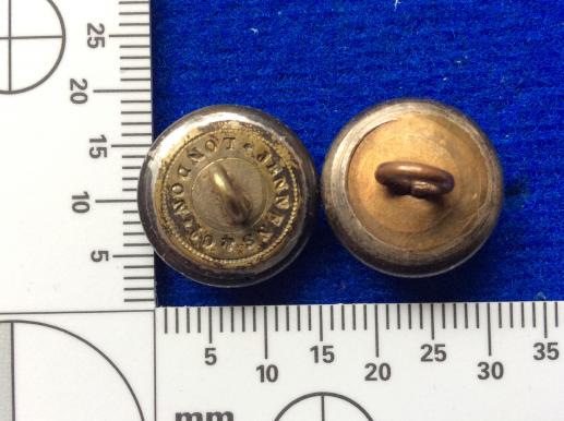 The Sherwood Foresters ( Notts & Derby) Silver Buttons
