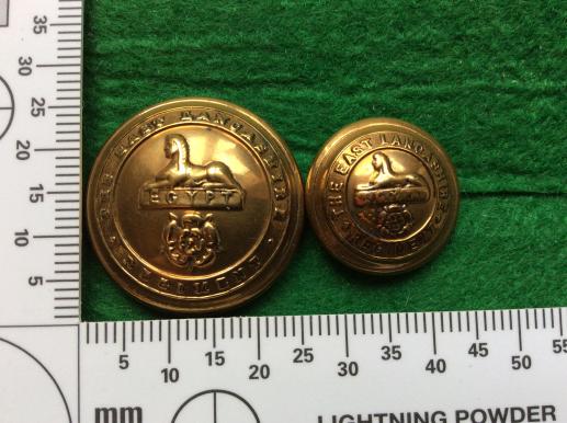 Gradia Militaria -  The East Lancashire Regiment Buttons