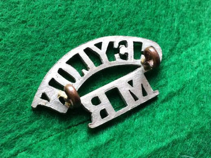 Ceylon Mounted Rifles Shoulder Title 1906-38