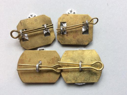 Anodised Light Infantry Collar Badges, 2 variants