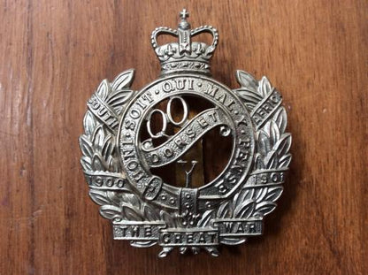 Gradia Militaria -  Q/C Queens Own Dorset Yeomanry Cap badge