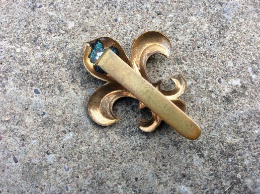 WW2 The Manchester Regiment Brass Cap badge