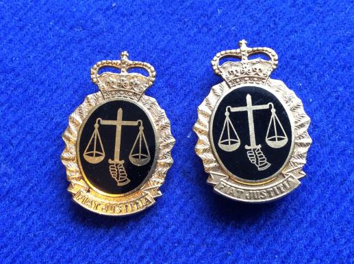 Gradia Militaria -  Canadian Army Legal Branch Collar Badges