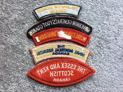 5 x Canadian Essex & Kent Scottish, Dragoon‚Äôs, etc