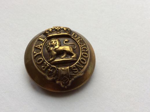 QVC ROYAL DRAGOONS Other Ranks Brass Button