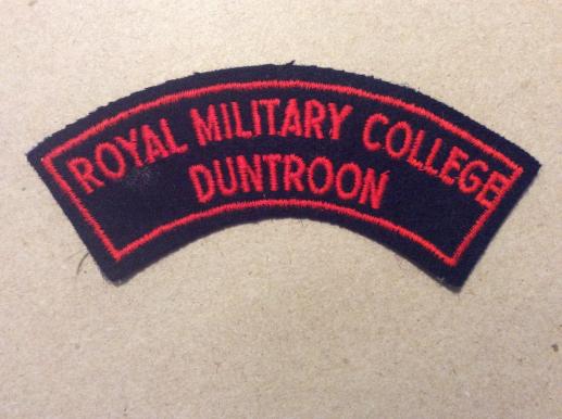 Gradia Militaria -  Royal Military College Duntroon, bordered wool title