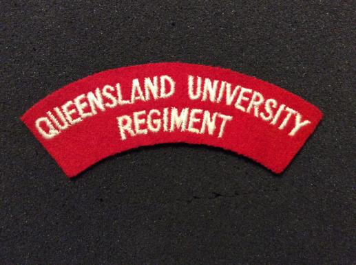 Gradia Militaria -  Queensland university Regiment Shoulder title