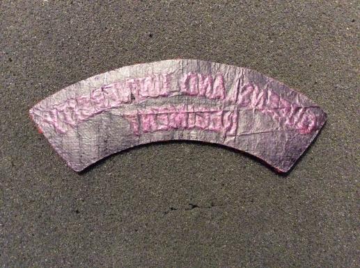 Queensland university Regiment Shoulder title