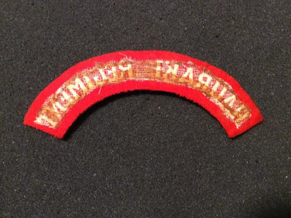 New Zealand HAURAKI REGIMENT, cloth Shoulder title