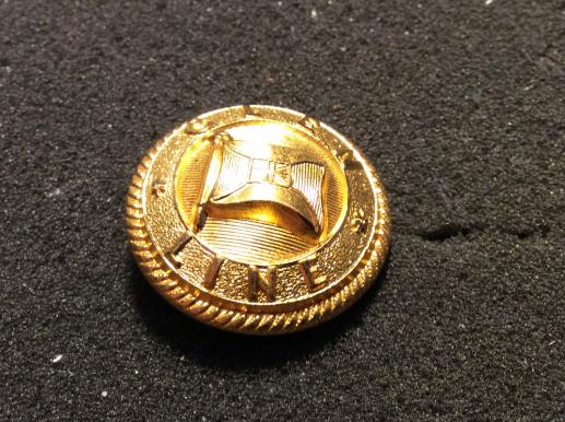 Glen Line Shipping Company Button, rare maker Wilson