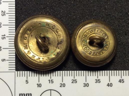 City of London Regiment ( Rough Riders) Buttons