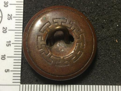 Royal East Kent Mounted Rifles, Large Bronze Button