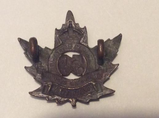 WW1 C.E.F 59th Overseas Battalion Collar badge