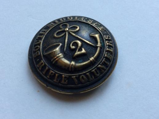 2nd South Middlesex Rifle Volunteers Large Button
