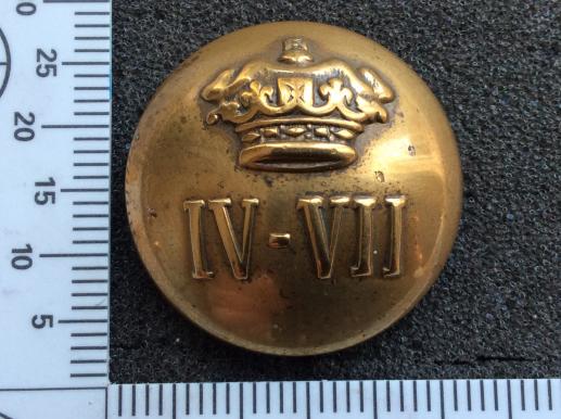 Gradia Militaria -  Post 1922 4th/7th Royal Dragoon Guards Button