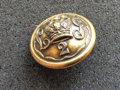 QVC 2nd Life Guards 1860-1902 Officers Gilt Button