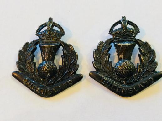 Gradia Militaria -  61st Infantry Battalion ( Queensland) 1930-42 Collars