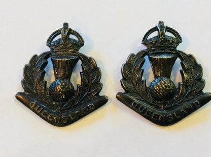 Gradia Militaria -  61st Infantry Battalion ( Queensland) 1930-42 Collars