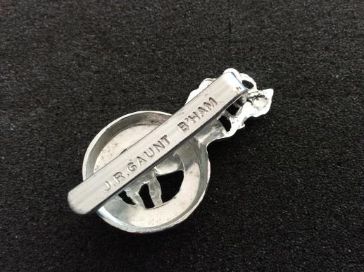 The Royal Devon Yeomanry Silver Anodised Cap Badge