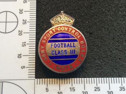 Gradia Militaria -  1939 dated  ARMY SPORT CONTROL BOARD INDIA badge
