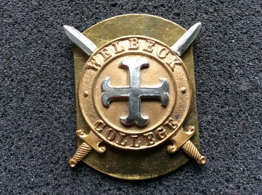 Gradia Militaria -  Welbeck College O.T.C bi/metal collar badge