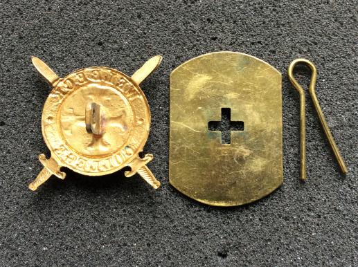 Welbeck College O.T.C bi/metal collar badge