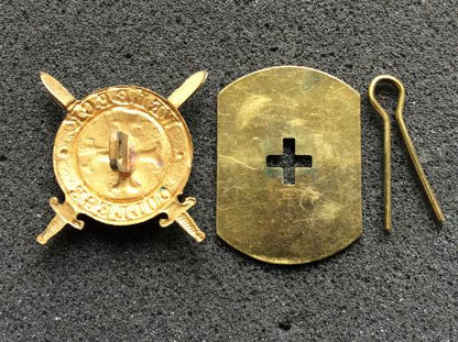 Welbeck College O.T.C bi/metal collar badge