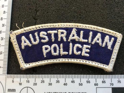Gradia Militaria -  AUSTRALIAN POLICE Cloth Shoulder Title