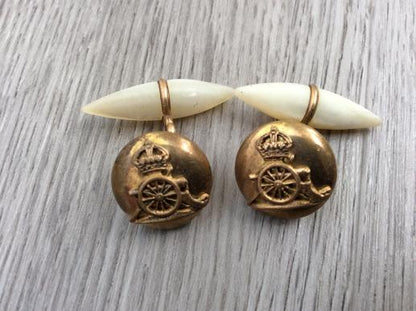 Gradia Militaria -  Post 1902 Royal Artillery cuff link set