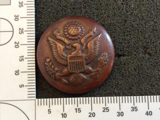 Gradia Militaria -  WW1 Large 27mm Bronze U.S Army Button