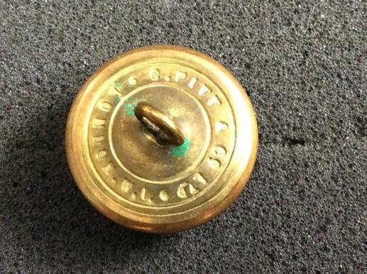 Post 1881 The South Wales Borderers Button by Pitt