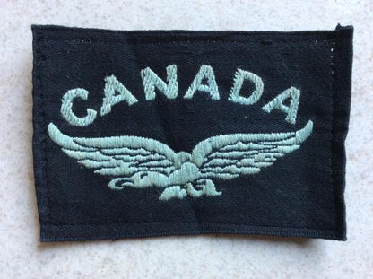 Gradia Militaria -  WW2 RCAF CANADA silk Shoulder Title
