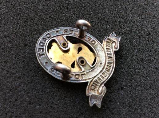 Australian Officer Cadet School bi-metal Collar