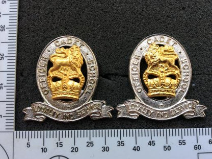 Gradia Militaria -  Australian Officer Cadet School Collars 1953-60 By Stokes