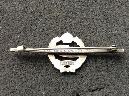 WW2 Royal Tank Regiment Silver & Enamel Tie pin