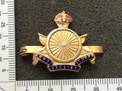 Gradia Militaria -  Post 1902 Army Cyclist Corps Tie pin or Sweetheart