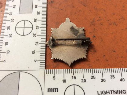 WW2 Royal Army Service Corps Silver & Enamel Sweetheart