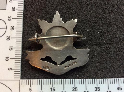 WW1 The Worcestershire Regiment Silver & Enamel Sweetheart