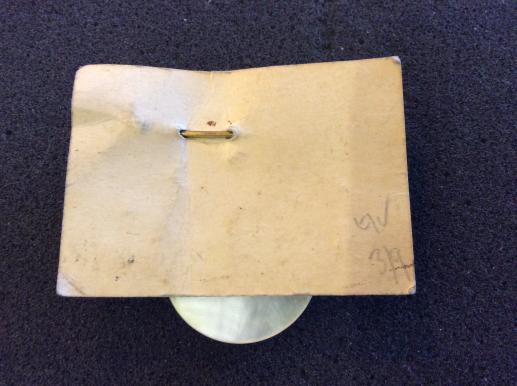 Post 1902 Royal Artillery mother of Pearl Sweetheart on card