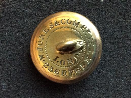 Victorian Naval Officers Button By W.JONES & COMP