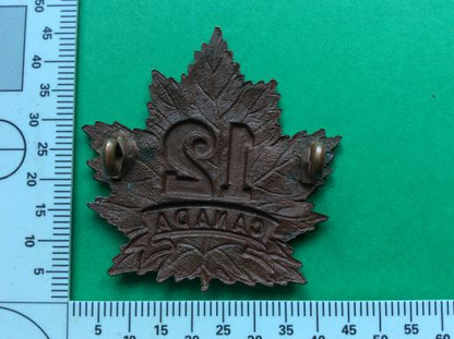 WW1 C.E.F 12th Inf Batt, Maritime Provences Cap badge