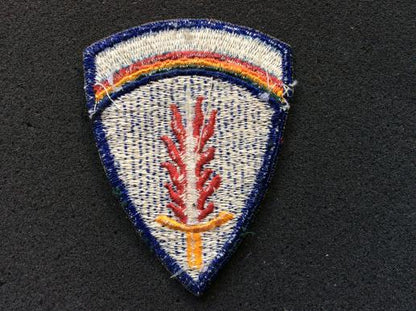 Post War SHEAF Patch, removed from uniform