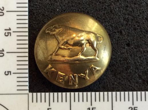 Gradia Militaria -  Kenya Regiment Brass Button