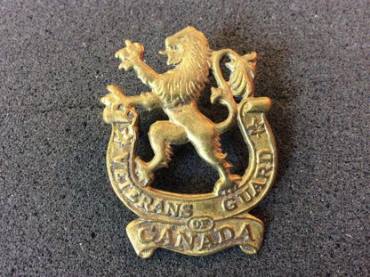 Gradia Militaria -  WW2 Veterans Guard Of Canada Cap badge