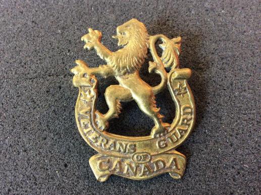 Gradia Militaria -  WW2 Veterans Guard Of Canada Cap badge